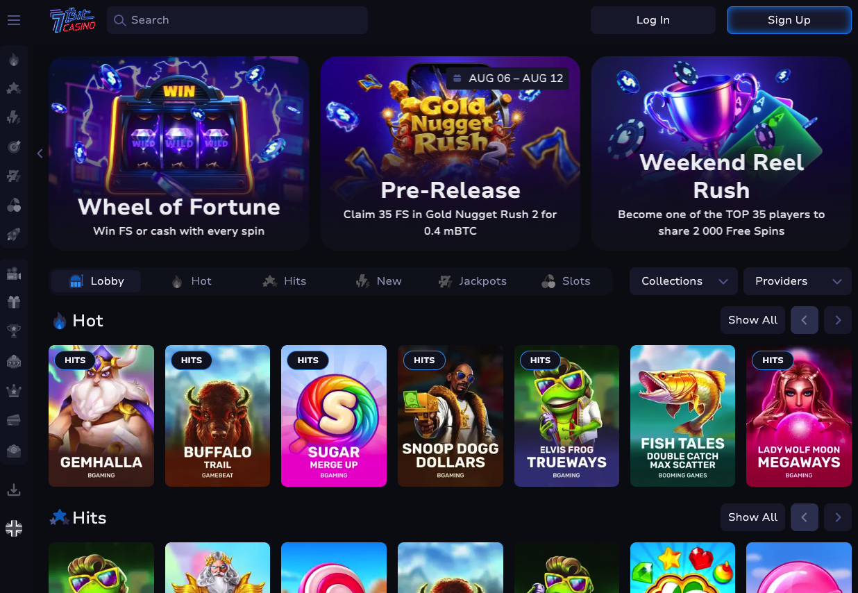 7Bit Casino homepage