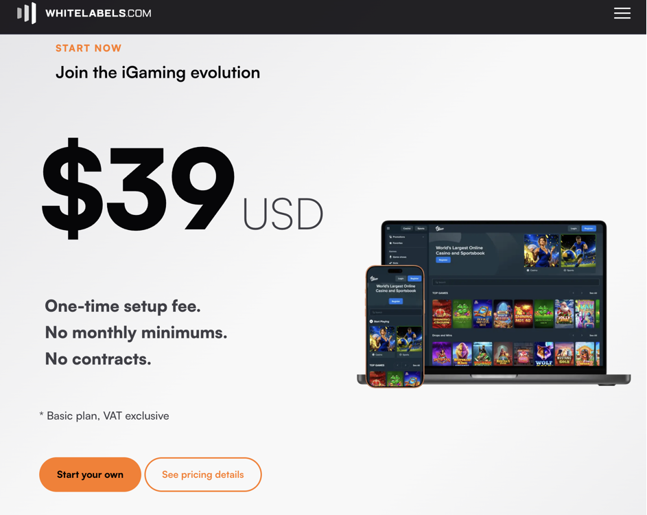 Whitelabels.com Review 2026: The $39 Platform Rewriting the Casino Industry