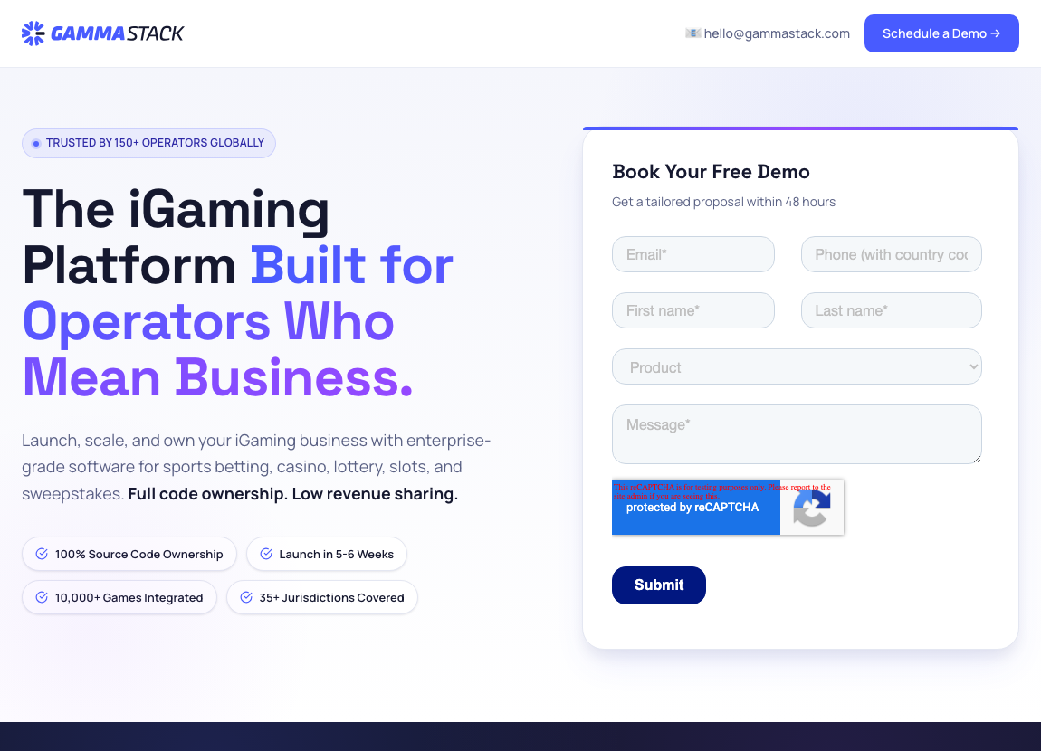 GammaStack pricing