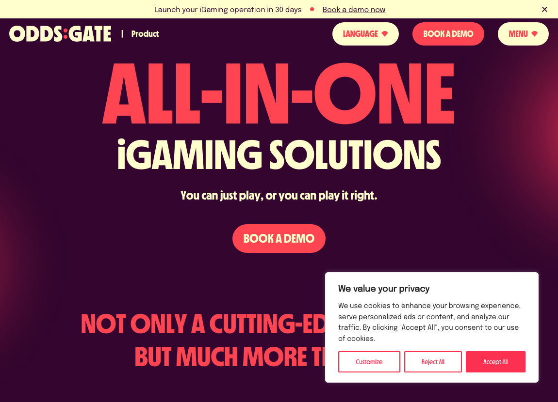 Oddsgate platform