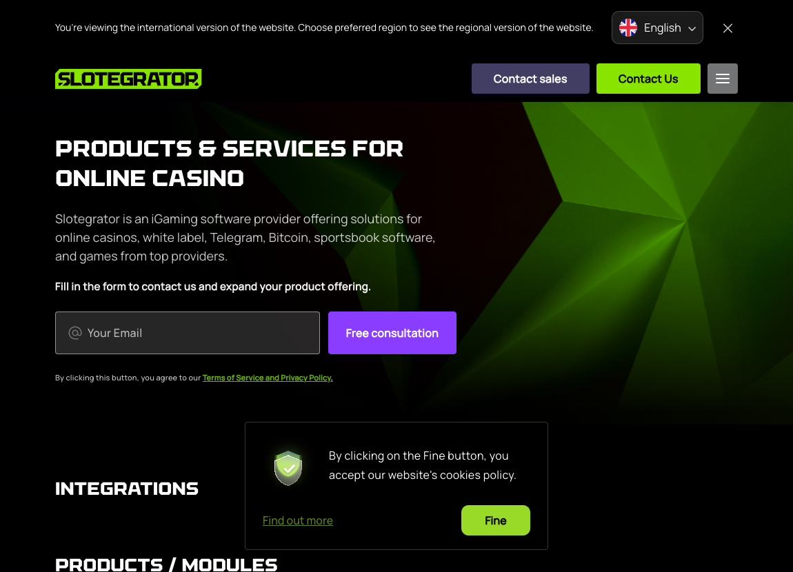 Slotegrator pricing