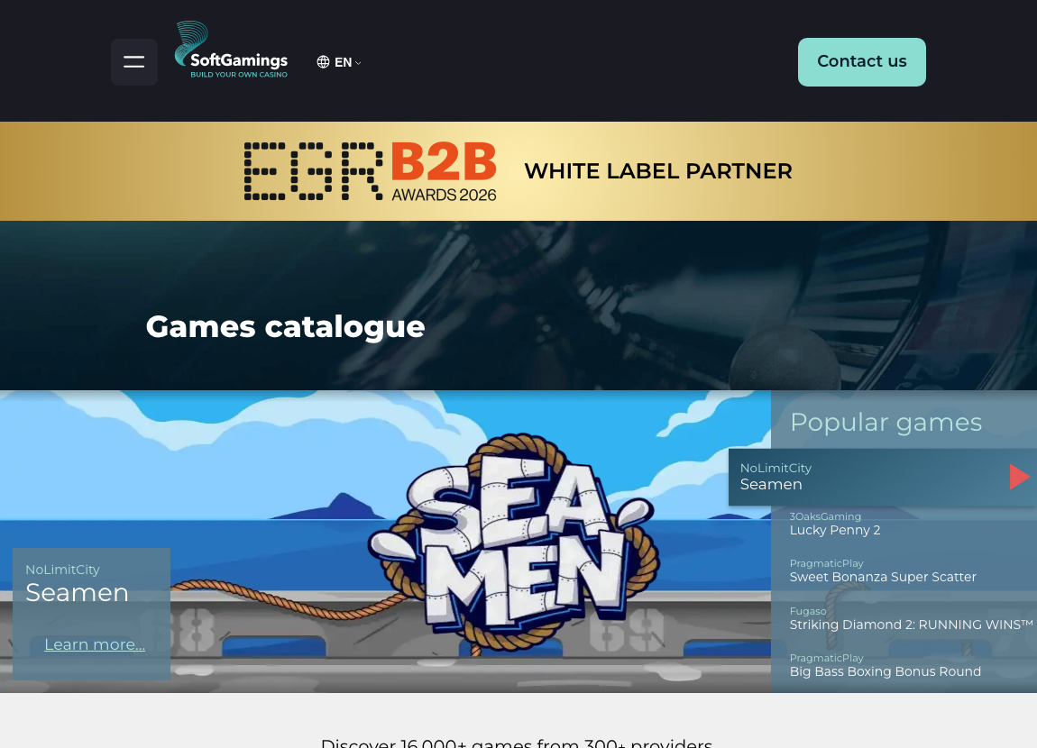 SoftGamings platform