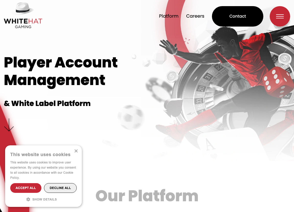 White Hat Gaming platform